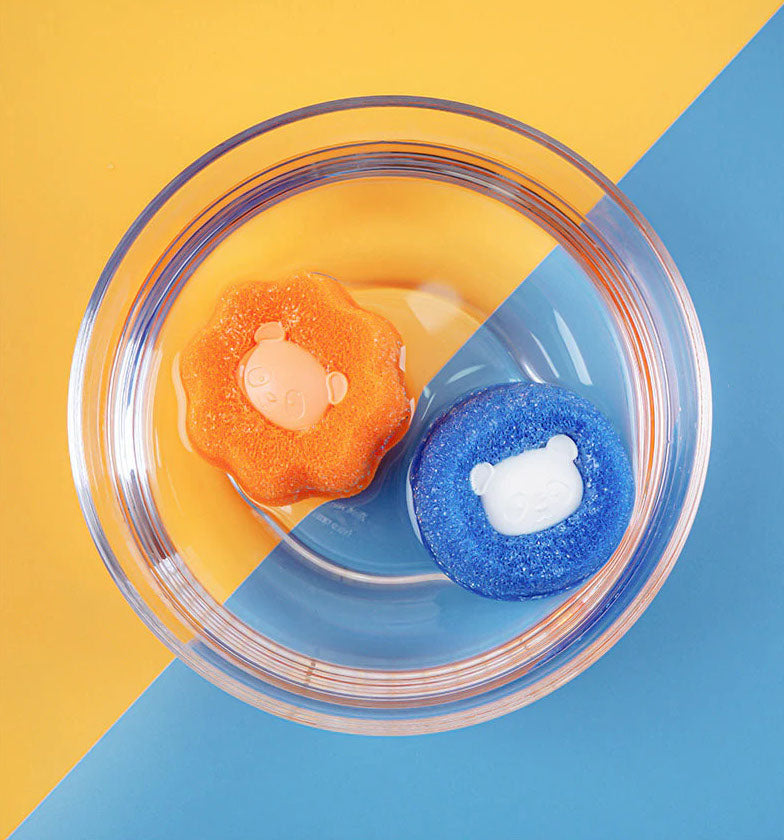 Flufydoll : Boules attrape-poils pour lave-linge réutilisable